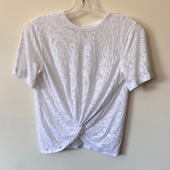 Lululemon Crescent Tee *Veil White Size 4/6 - Picture 3 of 5